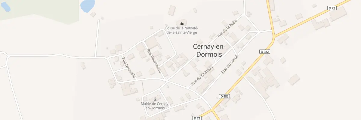 Plan du 5016 Le Village à Cernay-en-Dormois