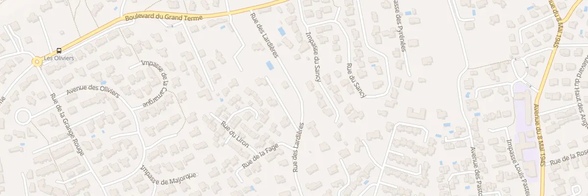 Plan du 427 Rue des Lardières aux Angles