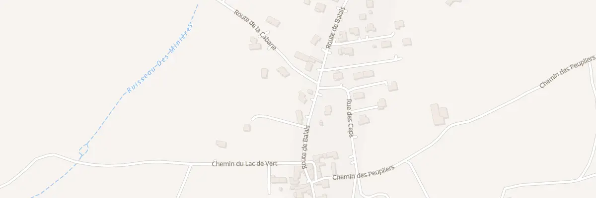 Plan du 430 Rte de Balais à Talencieux