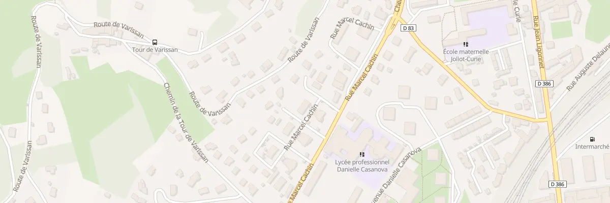 Plan du 26 Rue Marcel Cachin à Givors