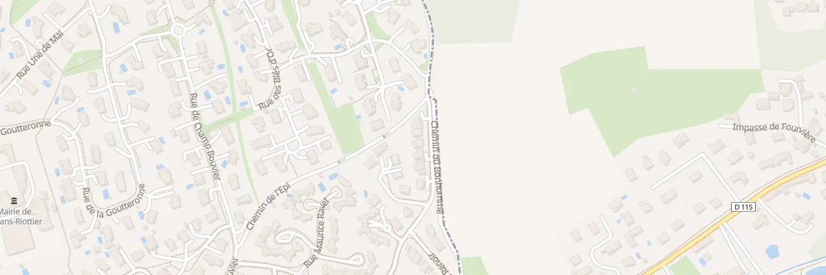 Plan du 443 Av Ottignies Louvain La Neuve à Jassans-Riottier