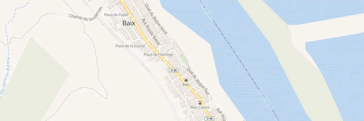 Plan du 5084 Baix à Baix
