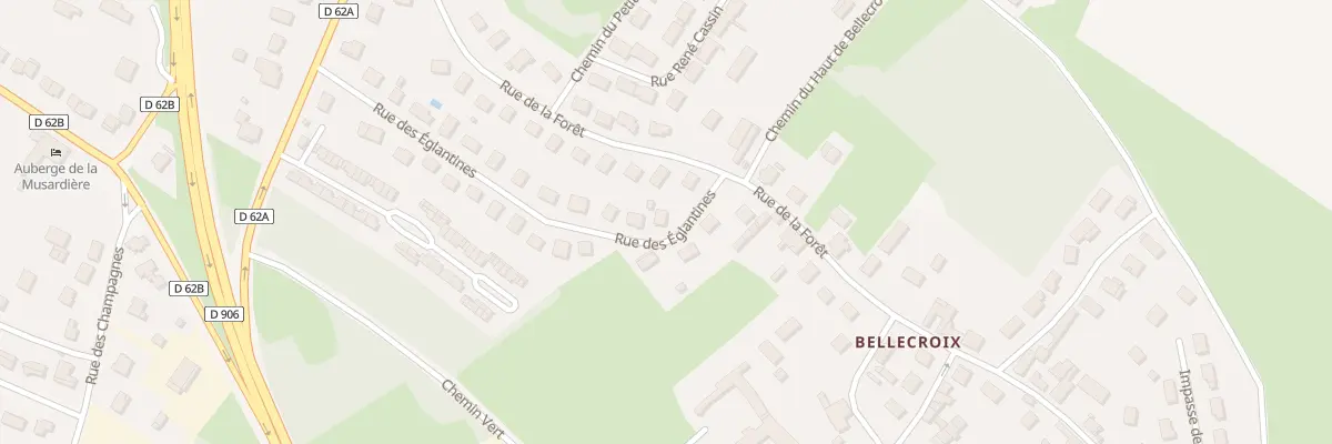 Plan du 25 Rue des Églantines à Chagny