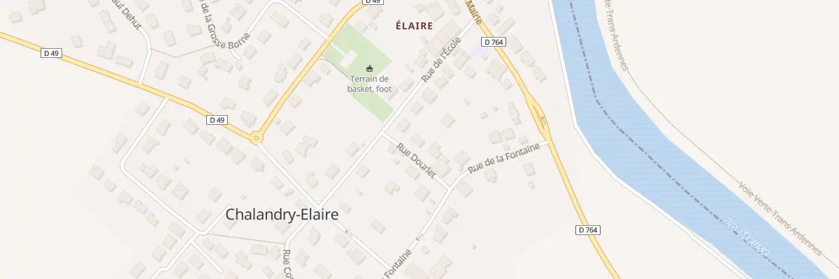 Plan du 3 Rue Dourlet à Chalandry-Elaire