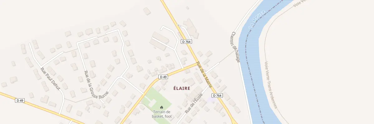 Plan du 4B Rue de la Mairie à Chalandry-Elaire