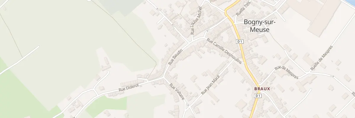 Plan du 27 Rue Baudin à Bogny-sur-Meuse