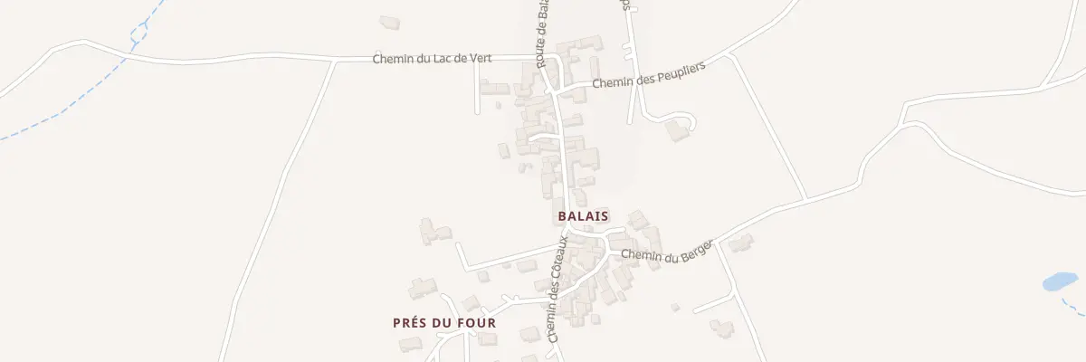 Plan du 670 Rte de Balais à Talencieux
