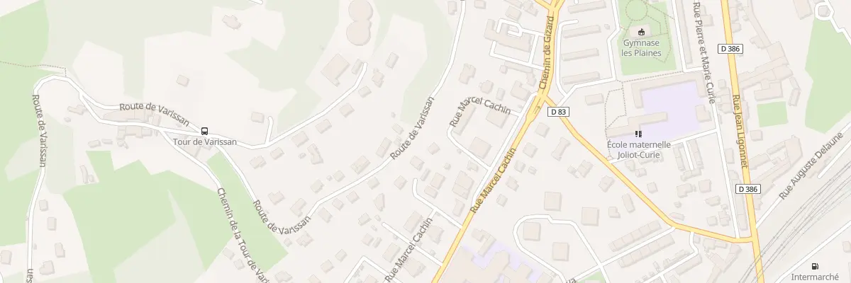 Plan du 12B Rue Marcel Cachin à Givors