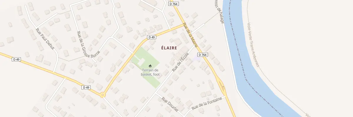 Plan du 8 Rue de l’Ecole à Chalandry-Elaire