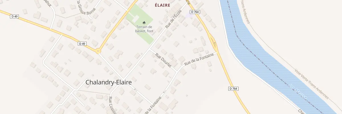Plan du 5 Rue Dourlet à Chalandry-Elaire