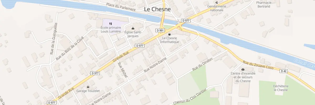 Plan du 11 Rue Grand Rue à Bairon et ses environs