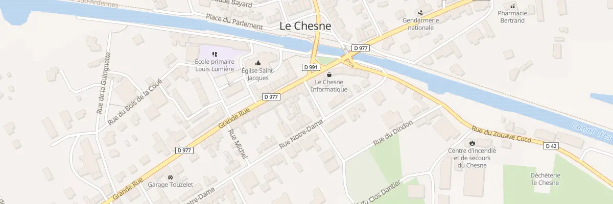 Plan du 9 Rue Grand Rue à Bairon et ses environs