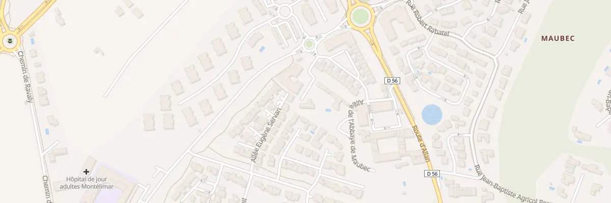 Plan du 9300 Rte d’Allan à Montélimar