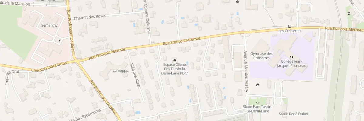 Plan du 59 Rue François Mermet à Tassin-la-Demi-Lune