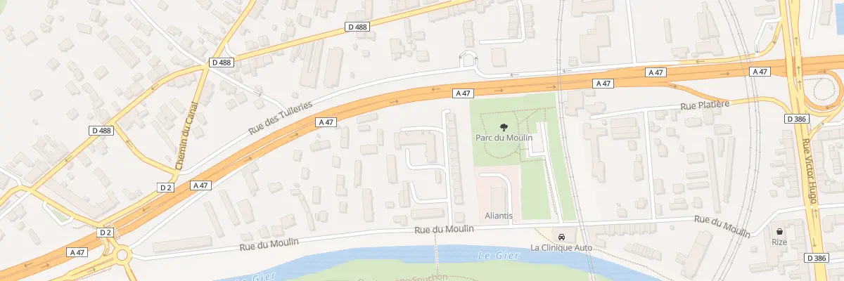 Plan du 30B Rue du Moulin à Givors