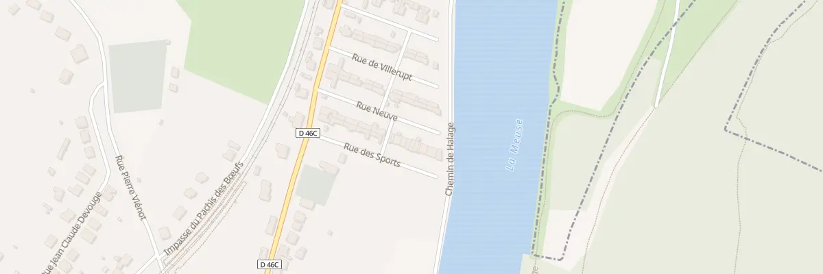 Plan du 12 Rue Neuve à Aubrives