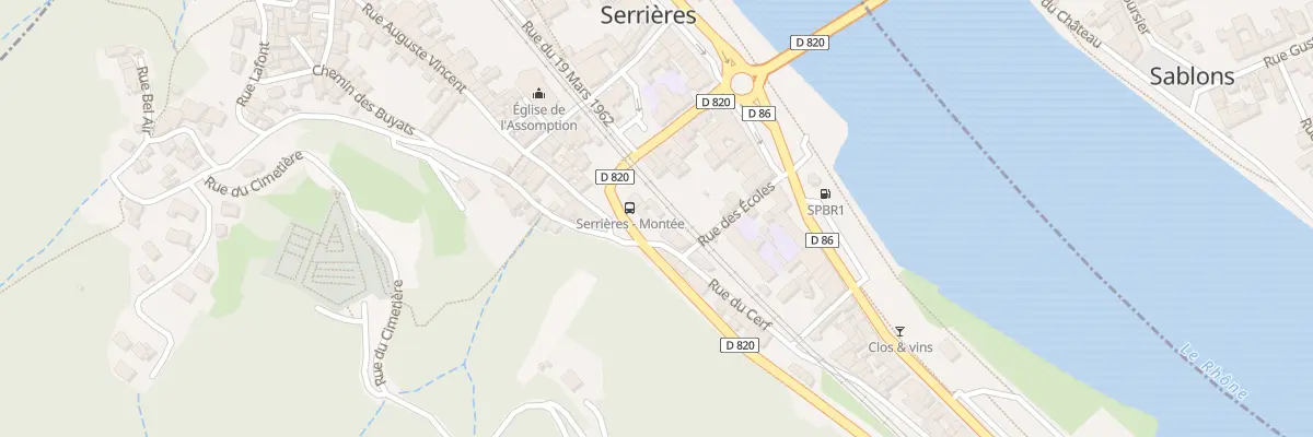 Plan du 5333 Le Village à Serrières