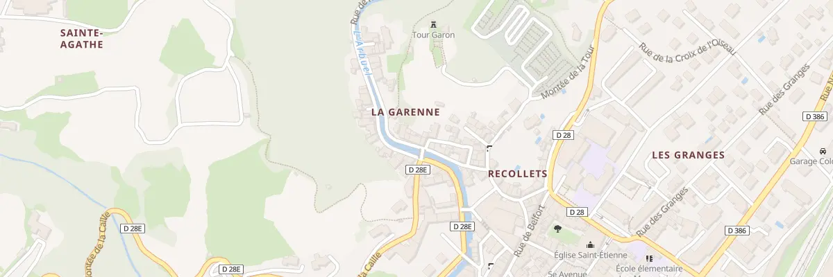Plan du 18 Rue de la Garenne à Condrieu