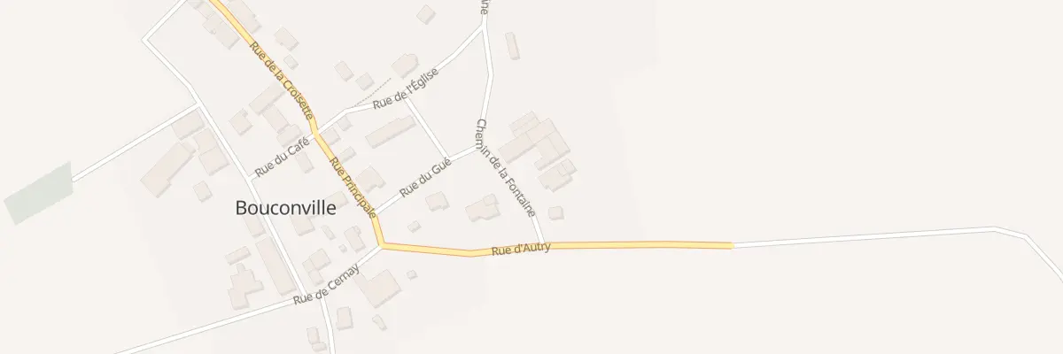 Plan du 4 Rue de la Fontaine à Bouconville