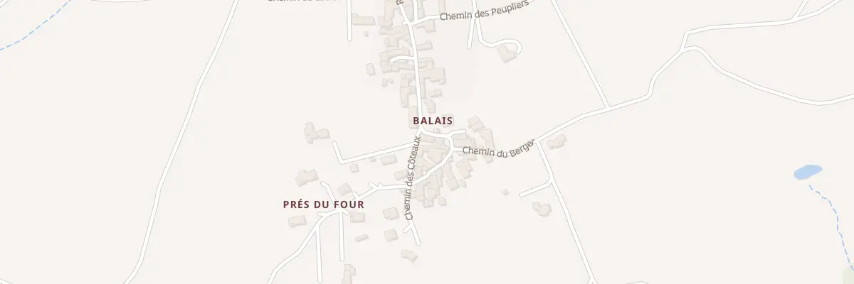 Plan du 740 Rte de Balais à Talencieux