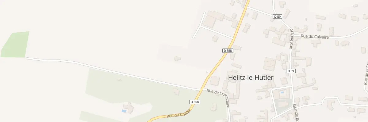 Plan du 16 Rue de la Bergerie à Heiltz-le-Hutier