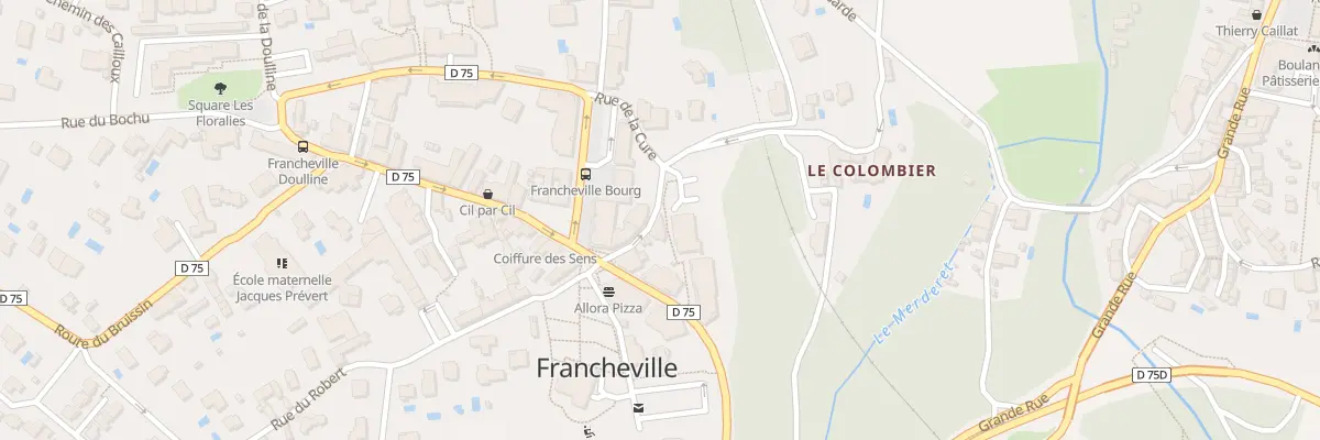 Plan du 29 Mte de la Garde à Francheville