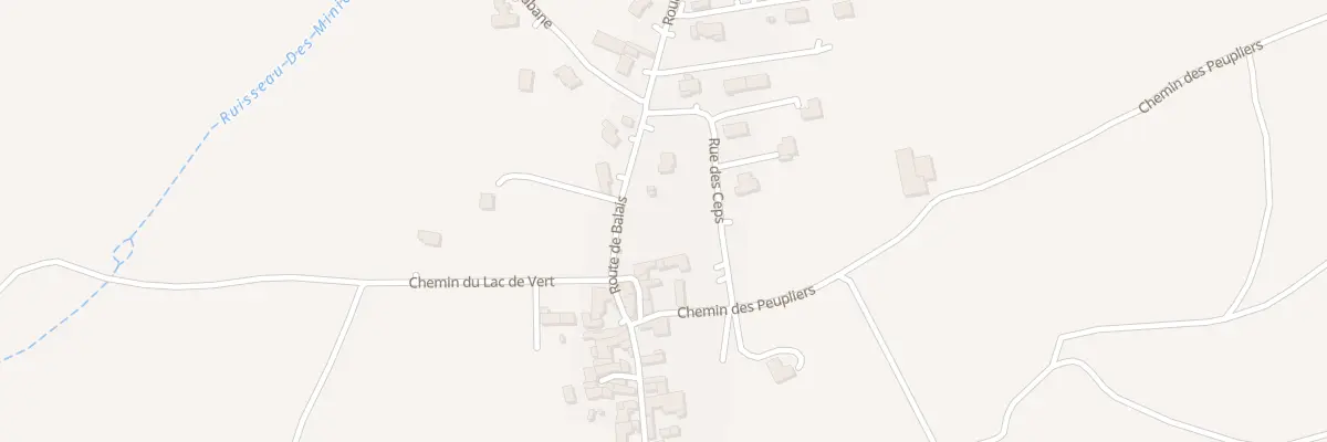 Plan du 485 Rte de Balais à Talencieux