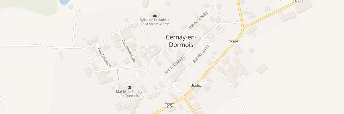 Plan du 5040 Le Village à Cernay-en-Dormois