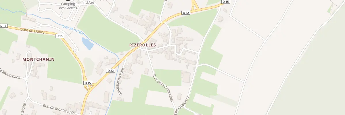 Plan du 138 Rue de Rizerolles à Azé