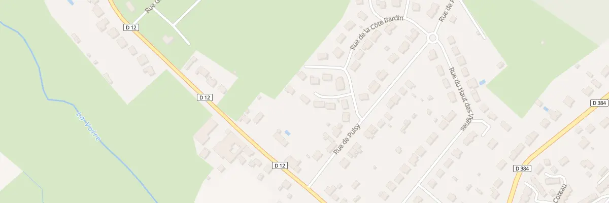 Plan du 9 Rue de la Côte Bardin à La Porte du Der