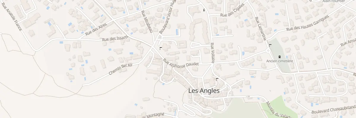 Plan du 3 Rue Alphonse Daudet aux Angles