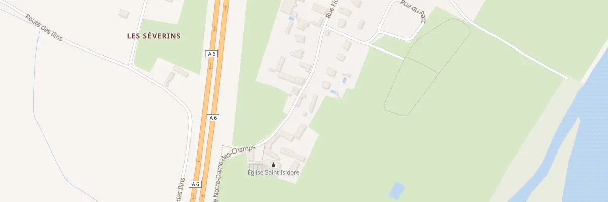Plan du 307 Rue Notre Dame des Champs à Taponas