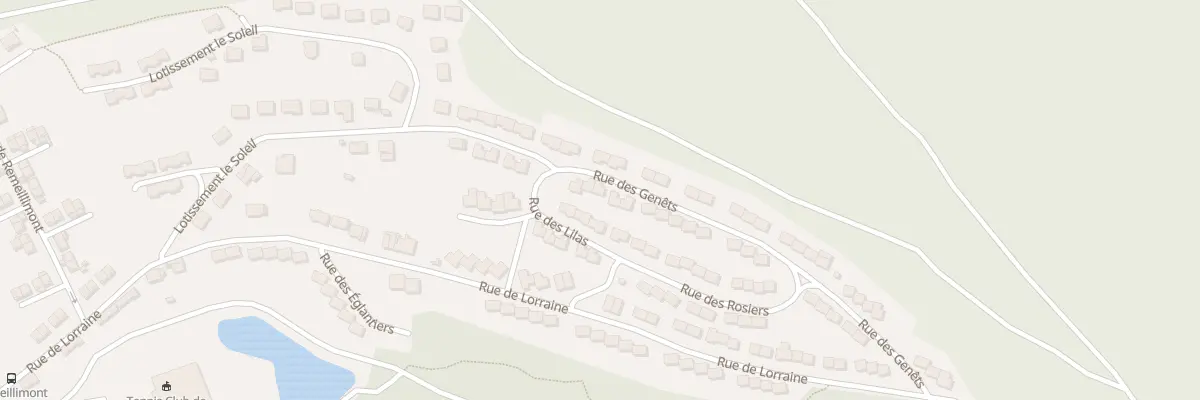 Plan du 14 Rue des Genêts à Nouzonville