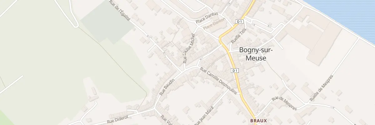 Plan du 11B Rue Louise Michel à Bogny-sur-Meuse