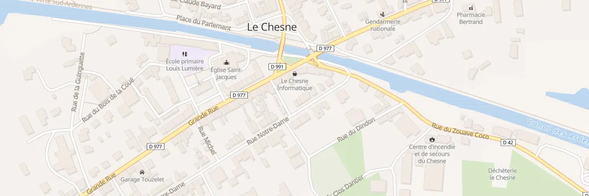 Plan du 4A Rue Notre Dame à Bairon et ses environs