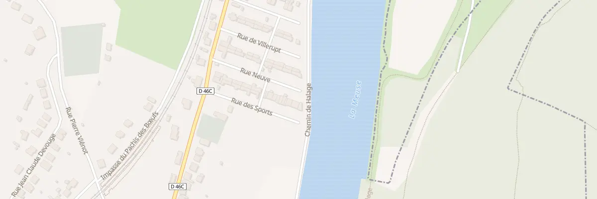 Plan du 16 Rue Neuve à Aubrives