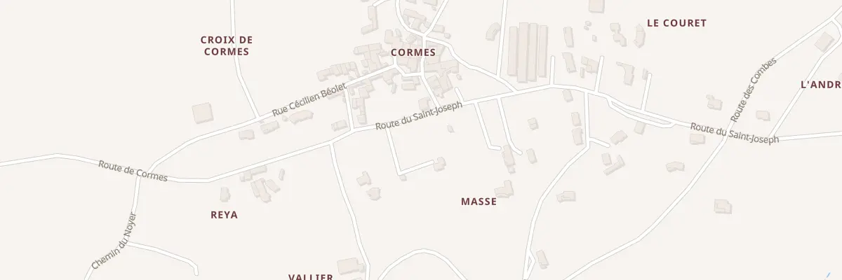 Plan du 120 Rte du St Joseph à Ardoix