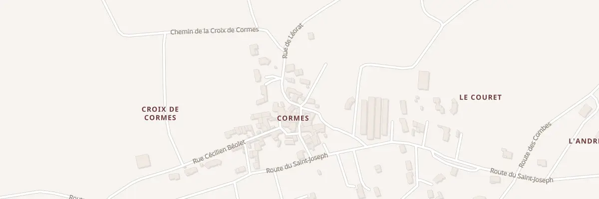 Plan du 90 Rue de Léorat à Ardoix
