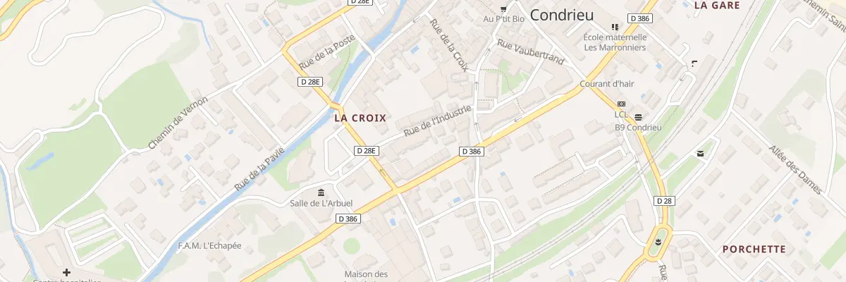Plan du 7 Rue de L Industrie à Condrieu