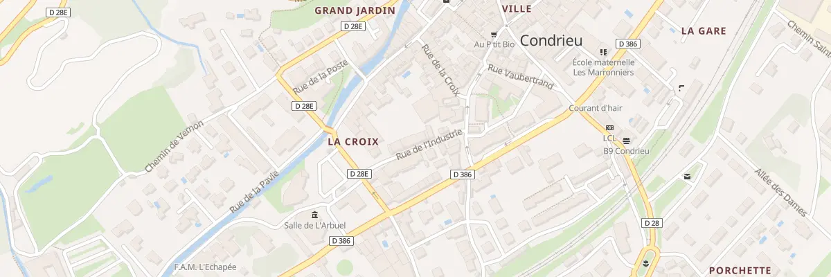 Plan du 8 Rue de L Industrie à Condrieu