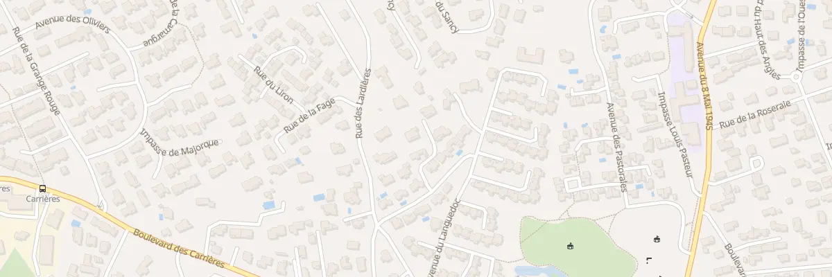 Plan du 12 Rue de l’Esperou aux Angles