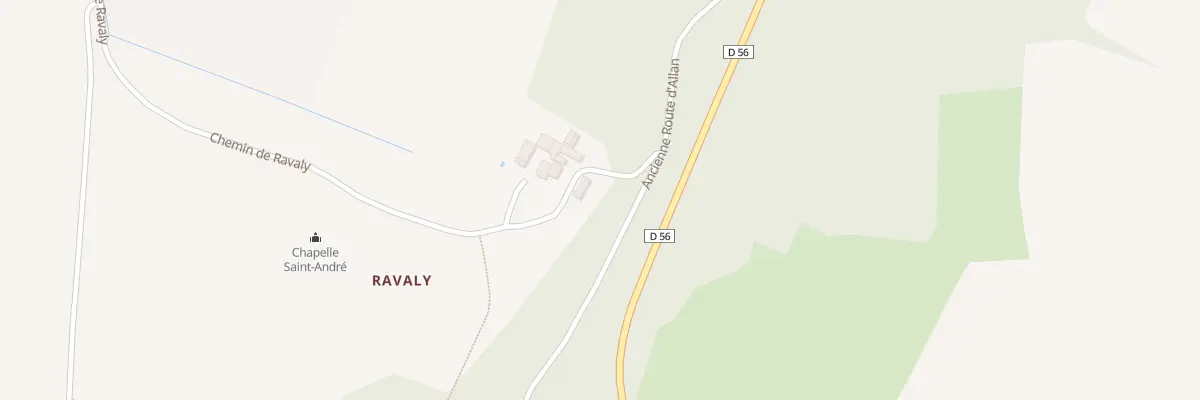 Plan du 4 Rte d’Allan à Montélimar