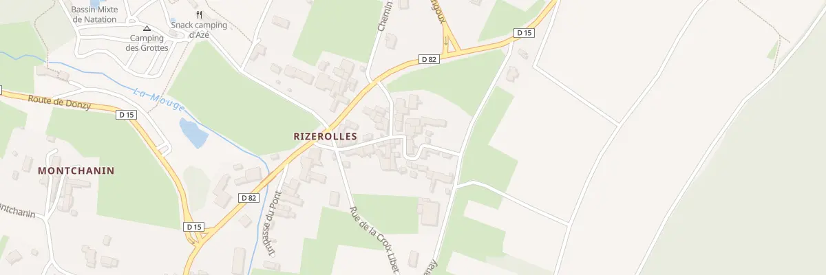 Plan du 111 Rue de Rizerolles à Azé