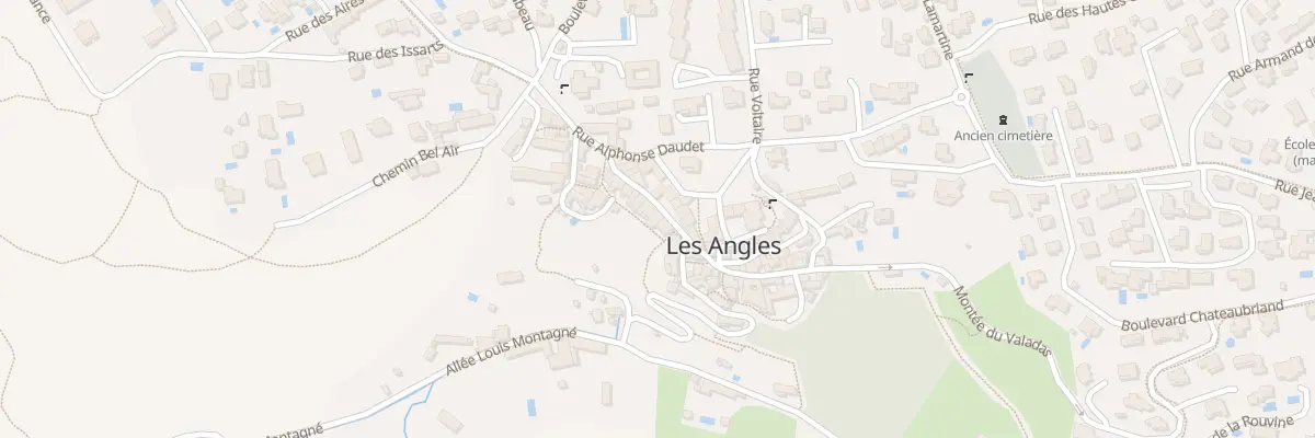 Plan du 14 Rue de la République aux Angles