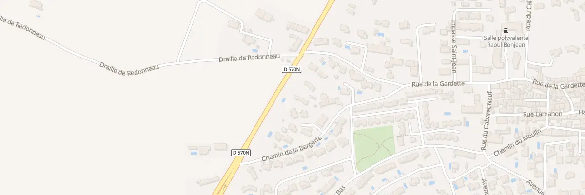 Plan du 5001 N 570 Route d’Avignon à Graveson