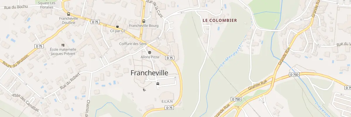 Plan du 70 Grande Rue à Francheville