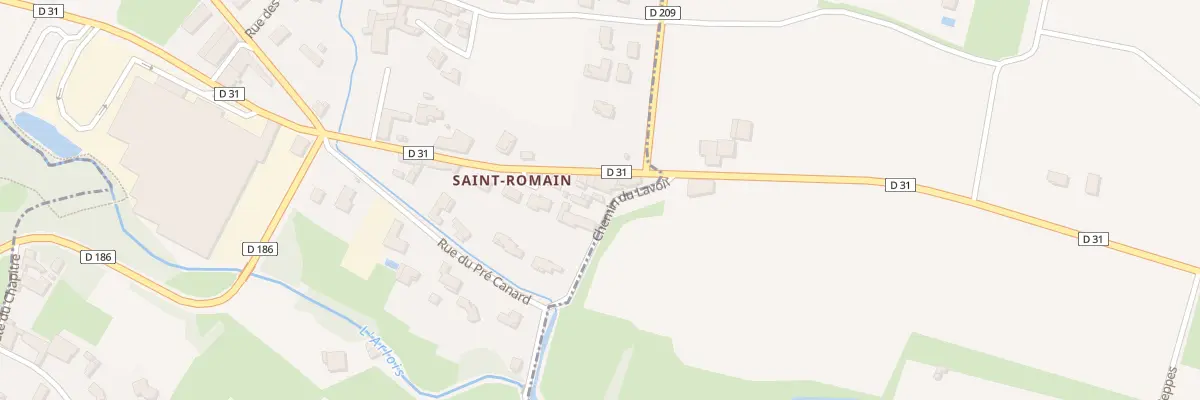 Plan du 5121 Saint Romain à Chaintré