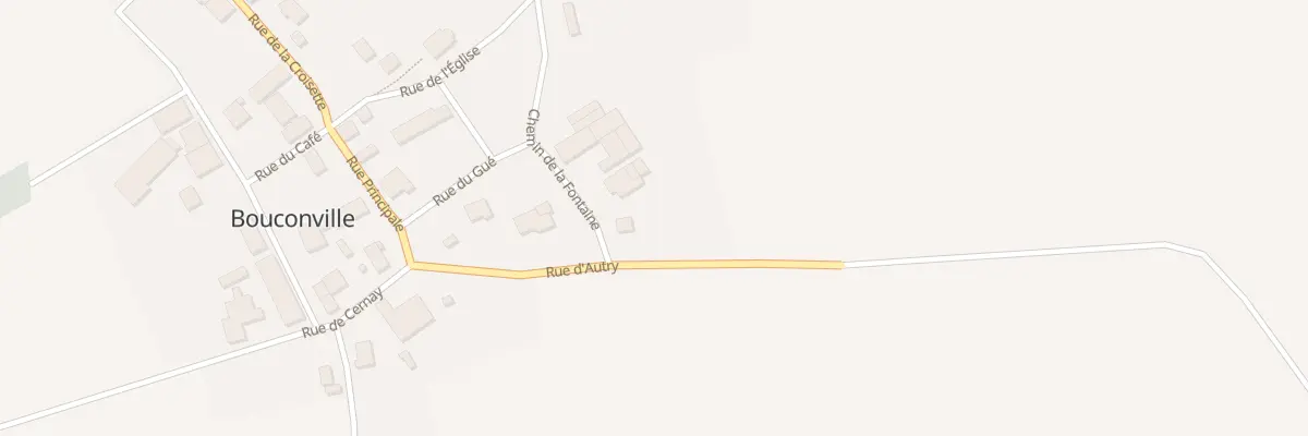 Plan du 2 Rue de la Fontaine à Bouconville