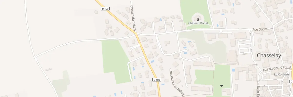 Plan du 212 Che du Célard à Chasselay