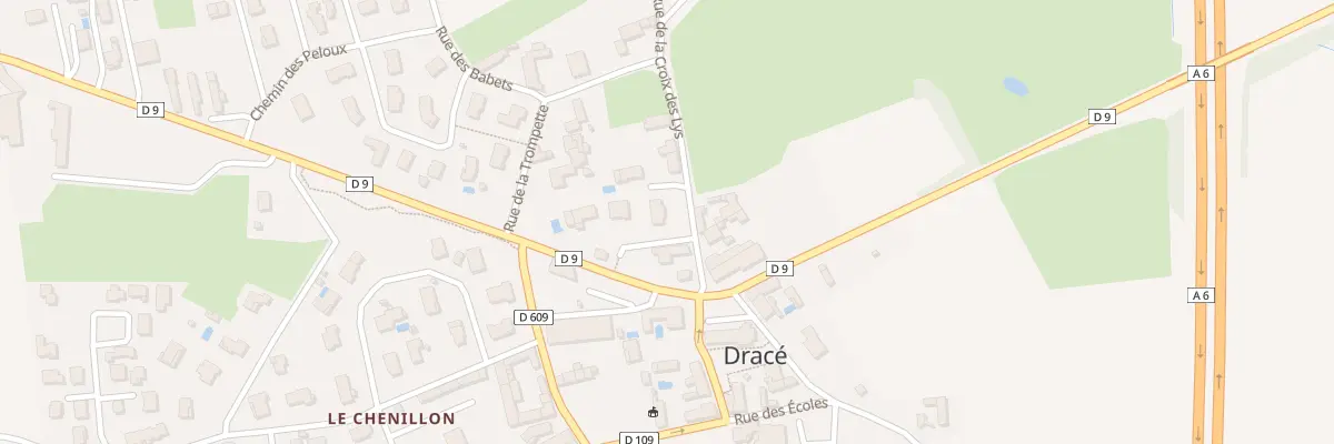 Plan du 4 Imp des Cerisiers à Dracé